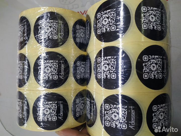 Печать наклеек, этикеток, стикеров оптом