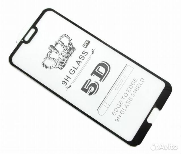 Защитное стекло для Honor 10 Черное#10774