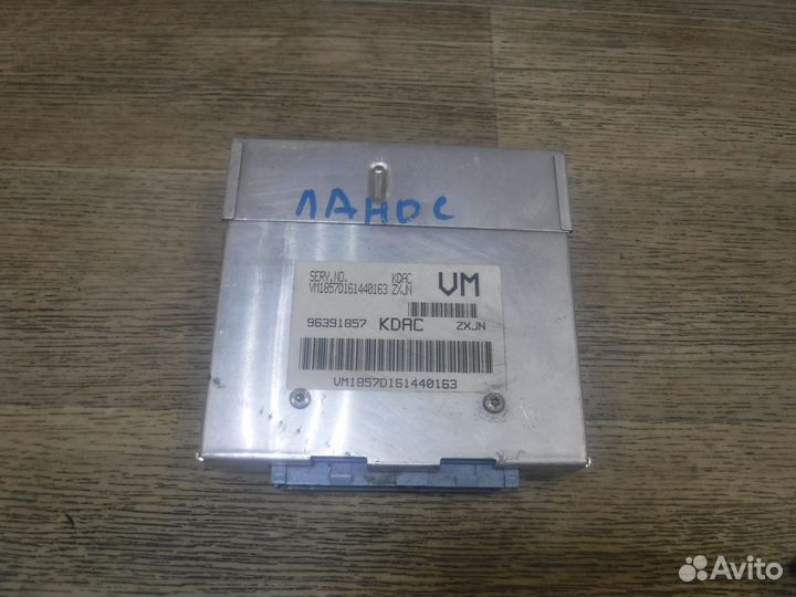 Эбу (Блок управления двигателем) Chevrolet Lanos