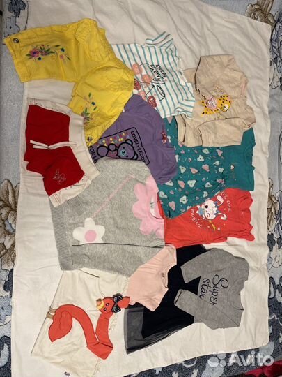 Пакет одежды на девочку 92 98