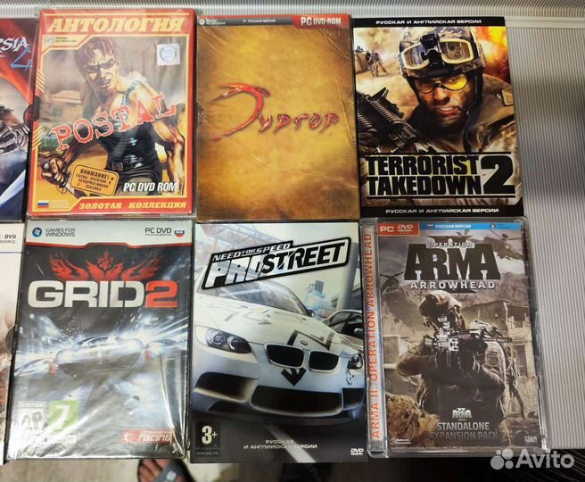 14 DVD Игровых дисков на пк