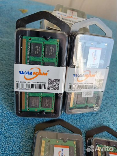 Оперативная память DDR3L 8 GB новый запечатанный