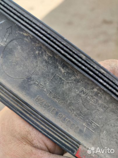 Молдинг двери задний RH note 828709U000