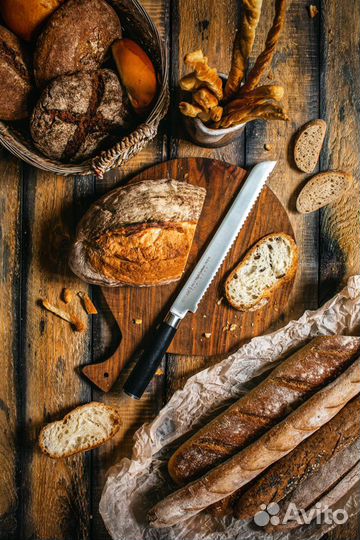 Нож для хлеба samura MO-V SM-0055/K