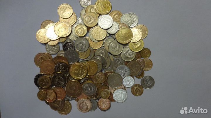 Монеты СССР 1,2,3,5,10,15,20коп с 1977-1991(Л,М) г