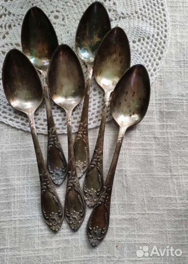 Мельхиоровые ложки столовые СССР