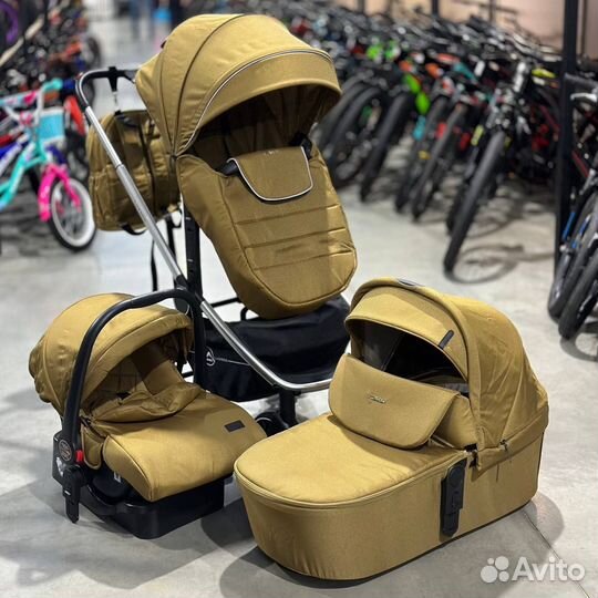 Коляска с автолюлькой 3в1