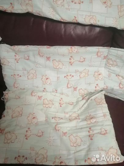 Бортики в детскую кроватку бу