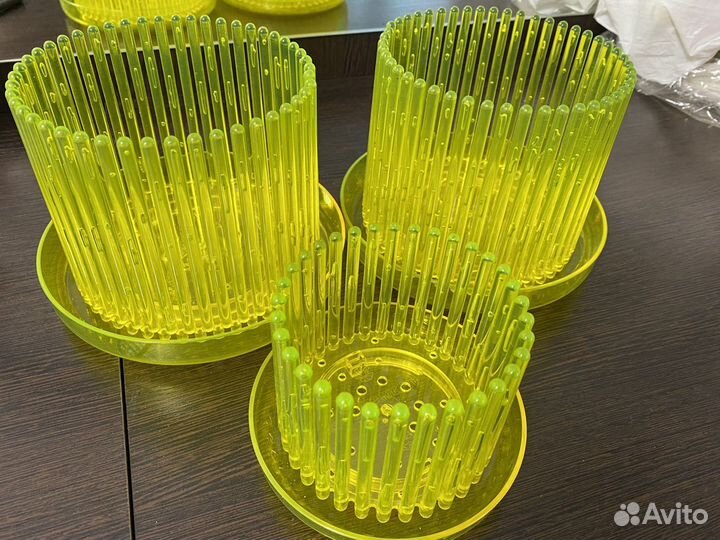 Кашпо горшок для цветов, орхидей. «Корона», 1 шт