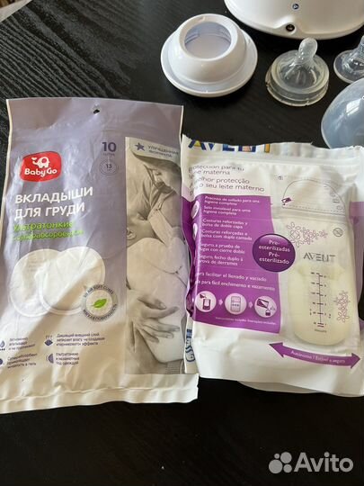 Молокоотсос avent электрический
