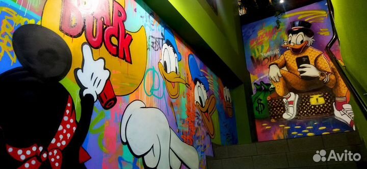 Роспись стен, граффити