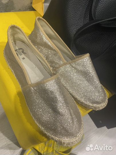 Кеды эспадрильи для девочки 34 обувь