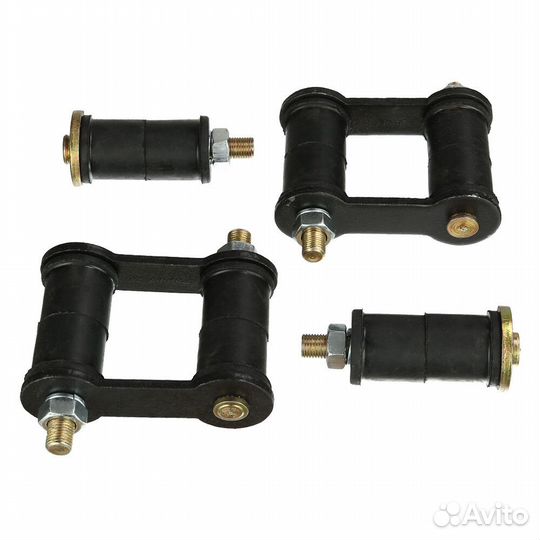 Серьга рессорная (2 шт.) + палец (2 шт.) газ