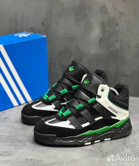 Мужские зимние кроссовки Adidas Niteball (36-46)