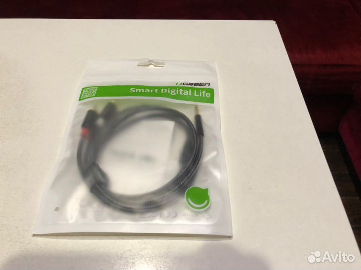 AUX 3.5 mini Jack to 2 RCA ugreen 1m