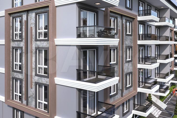 1-к. квартира, 47 м² (Турция)