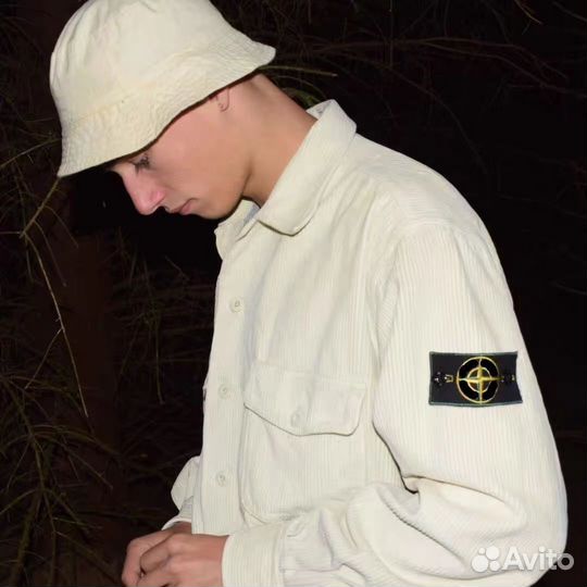 Рубашка Stone Island вельветовая (ориг патч)