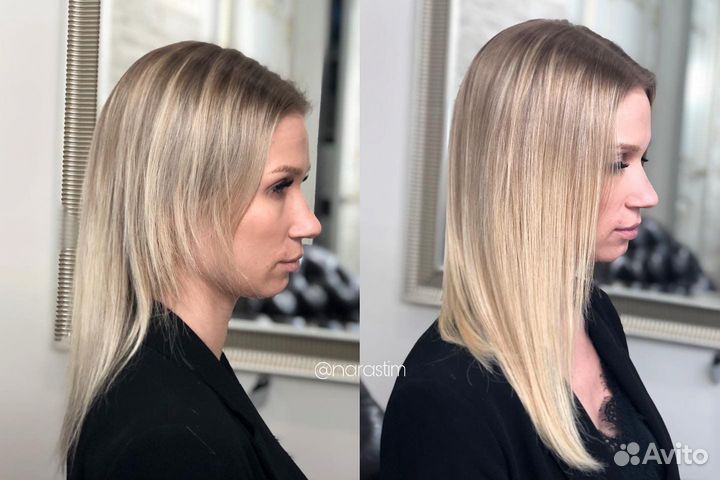 Загущение объема волос