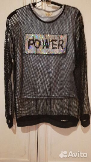 Свитшот,кофта, топ - сетка на девочку 152