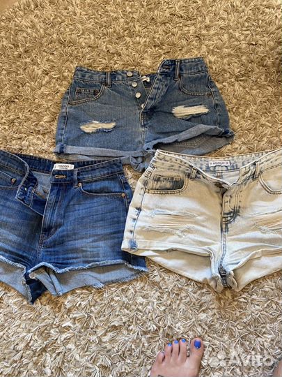 Шорты джинсовые