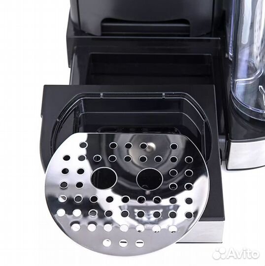 Кофеварка Kitfort кт-703, 1230Вт, серебристый