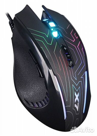Игровая проводная мышь A4Tech X87, черный