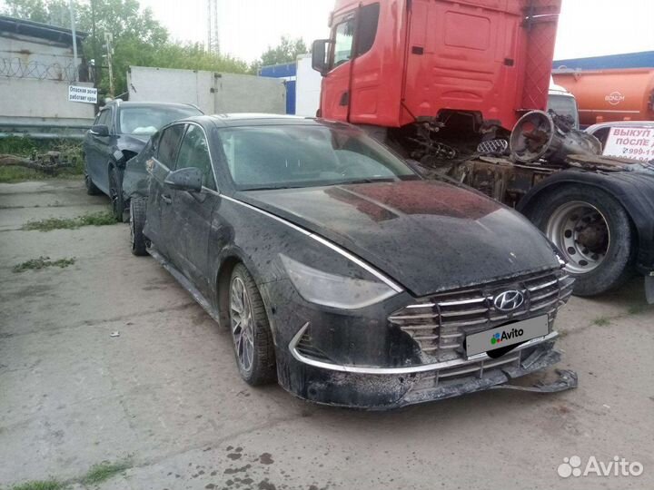 Hyundai Sonata 2.5 AT, 2021, битый, 69 300 км