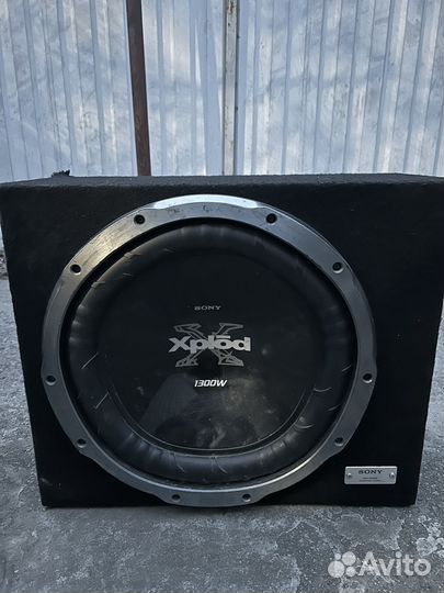 Сабвуфер sony xplod 1300w
