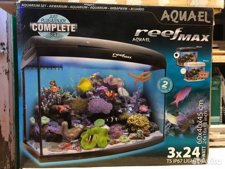Aquael Reefmax Морской рифовый аквариум 105л