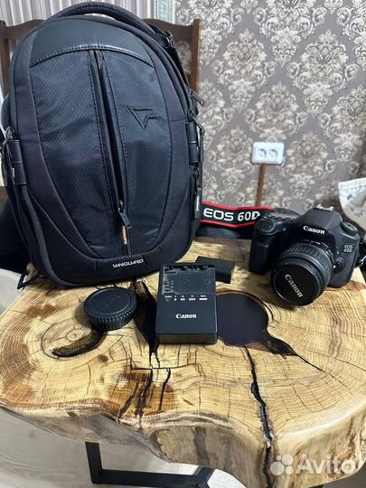 Фотоаппарат Canon eos60d + объектив 18-55mm