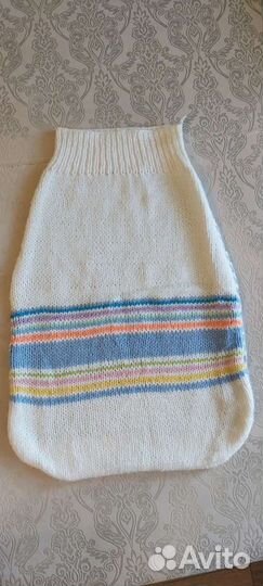 Конверт на выписку,меховой и шерстяной, комбинезон