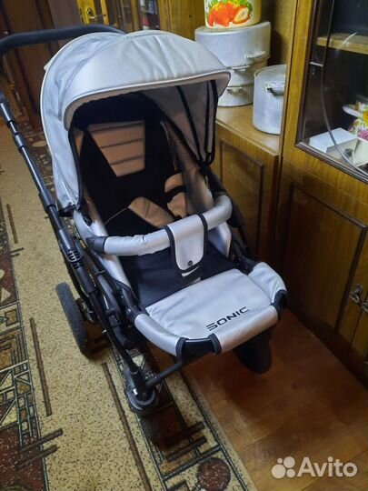 Детские коляски 3 в 1 из эко кожи