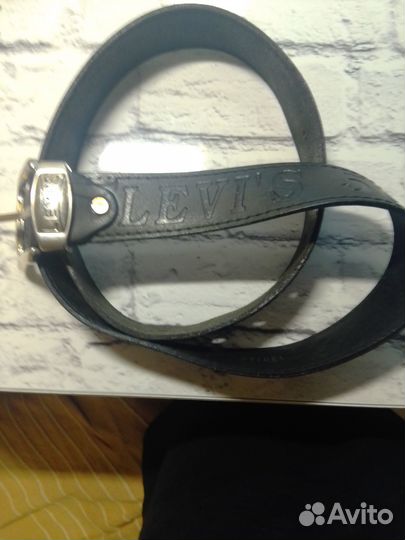 Мужской кожаный ремень