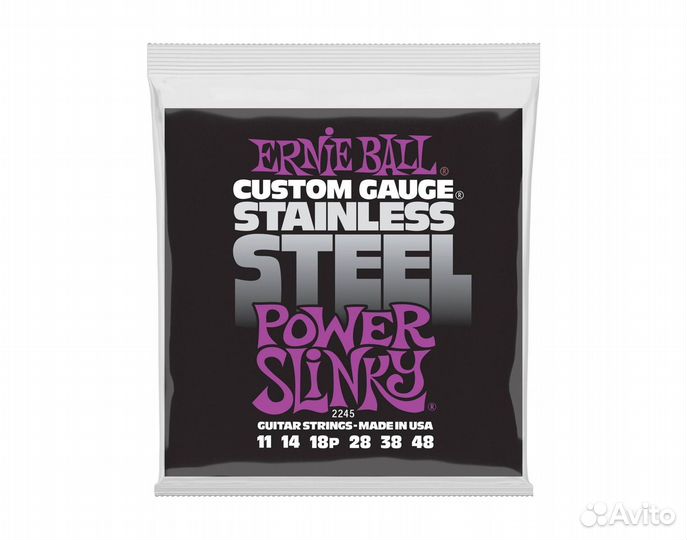 Ernie ball 2245 — струны для электрогитары, 11-48