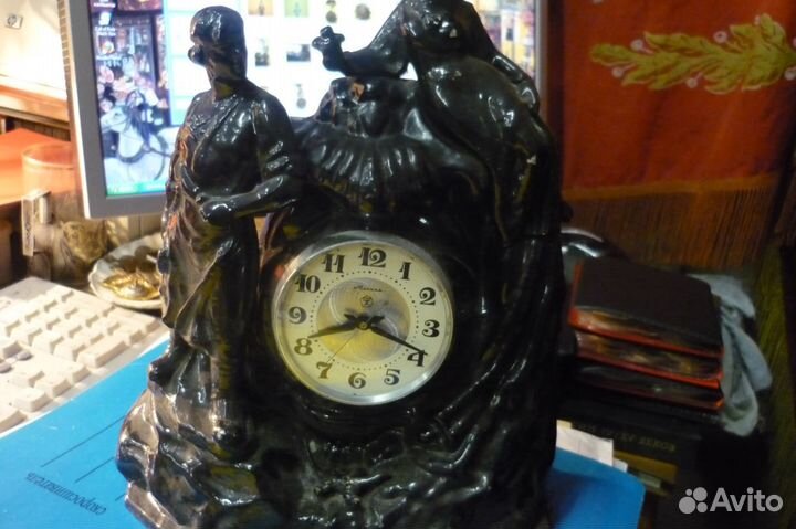 Каминные часы хозяйка медной горы