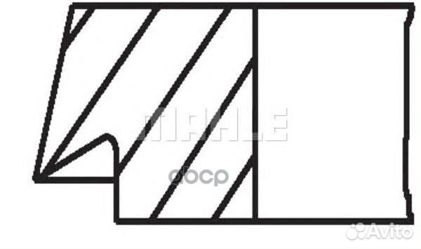 Кольца поршн. к-т на 1 цил. VW / audi 1.6-2.0 D