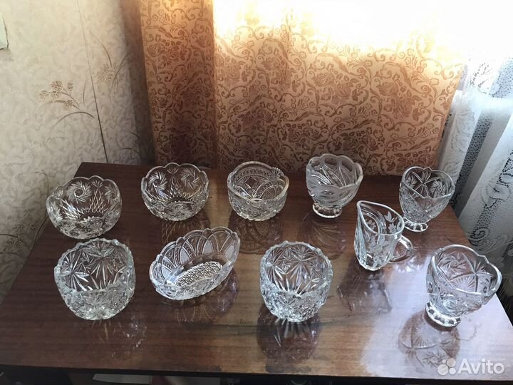 Хрустальная посуда СССР