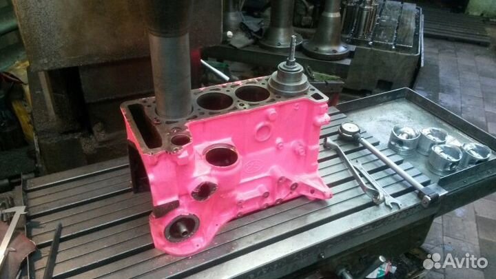 Шлифовка коленвала, расточка блока цилиндров