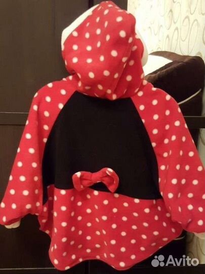 Пальто шуба пончо одежда для девочки 104 110