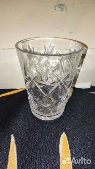 Новый комплект из 6 стаканов. Хрусталь. СССР