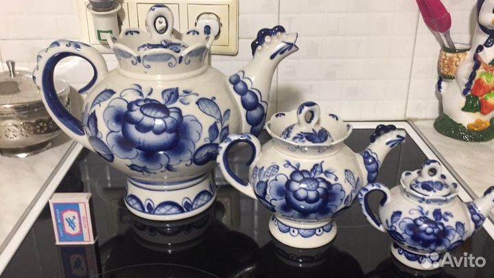 Самовар гжель