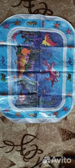 Детский водный коврик, круг на шею для купания