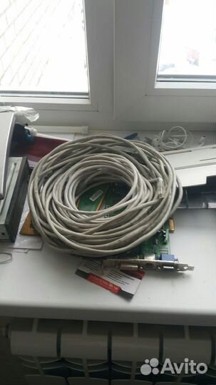 Кабель лан LAN 6 метров бу