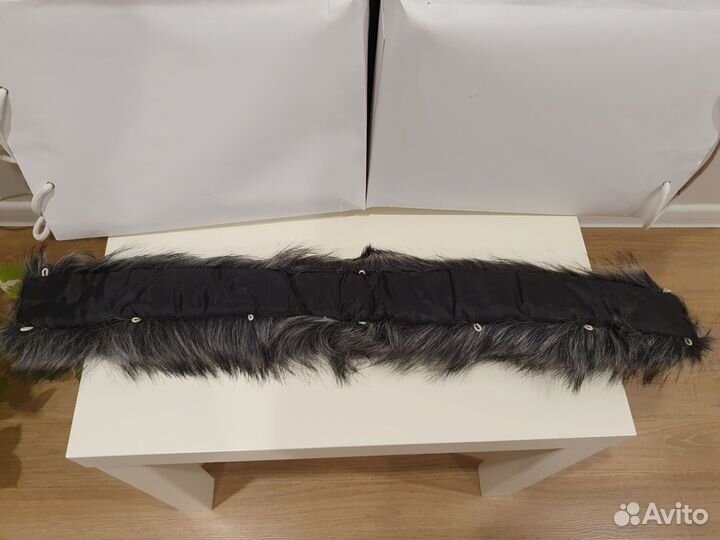 Меховой воротник на капюшон