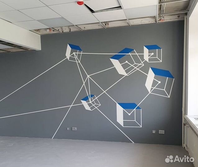 Роспись стен, декоративная штукатурка, художник