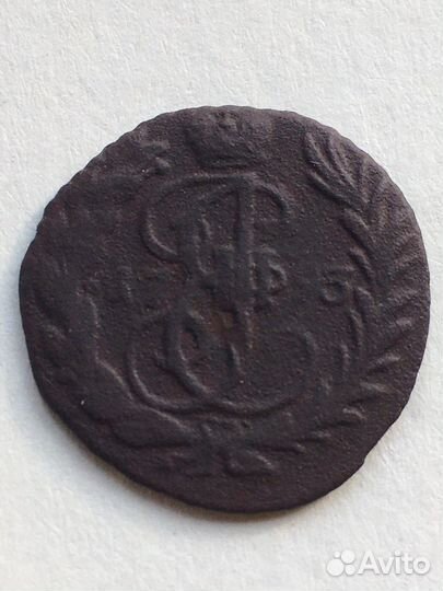 Полушка 1793г б/б