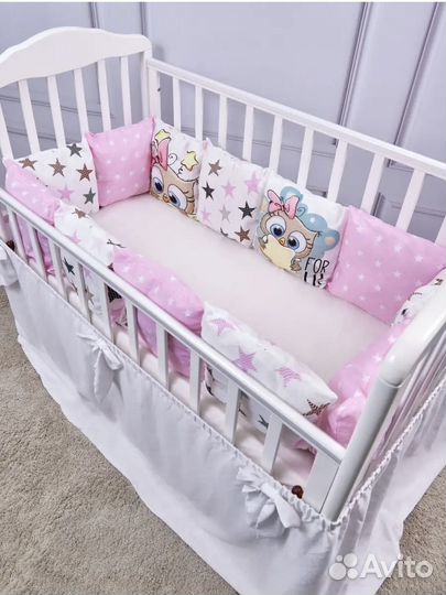 Бортики в кроватку