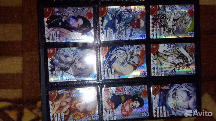 Карточки по клинок рассекающий демонов