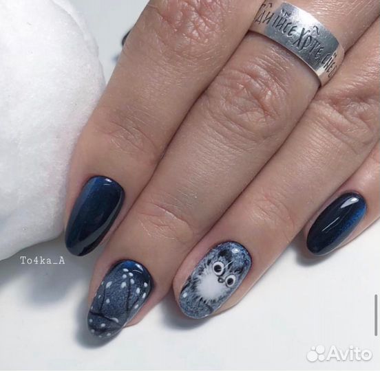 Маникюр наращивание ногтей