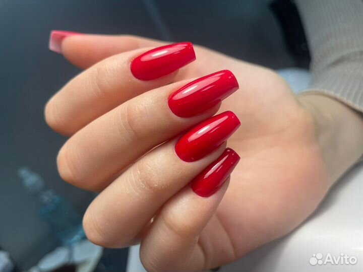 Наращивание ногтей/маникюр/педикюр